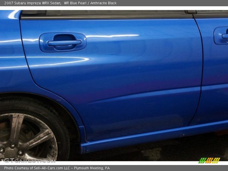WR Blue Pearl / Anthracite Black 2007 Subaru Impreza WRX Sedan