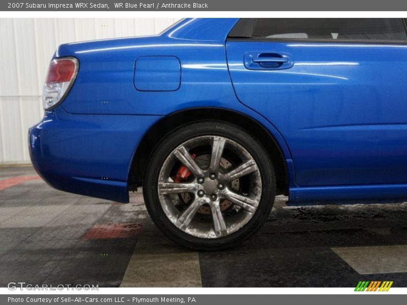 WR Blue Pearl / Anthracite Black 2007 Subaru Impreza WRX Sedan