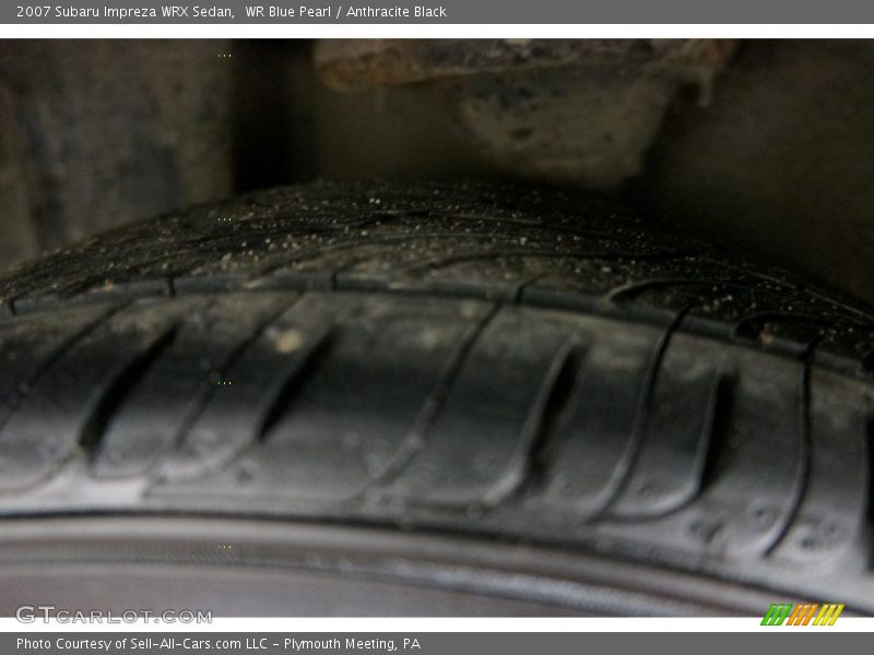 WR Blue Pearl / Anthracite Black 2007 Subaru Impreza WRX Sedan