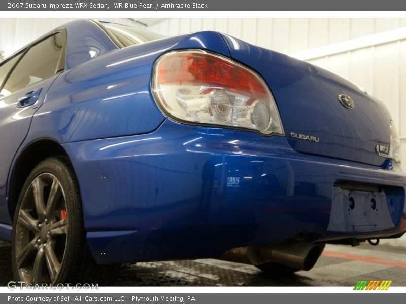 WR Blue Pearl / Anthracite Black 2007 Subaru Impreza WRX Sedan