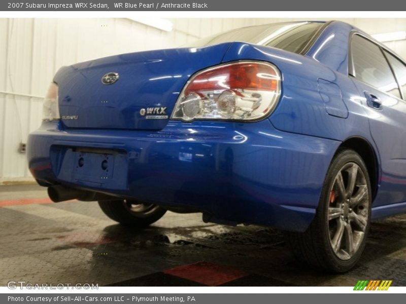 WR Blue Pearl / Anthracite Black 2007 Subaru Impreza WRX Sedan