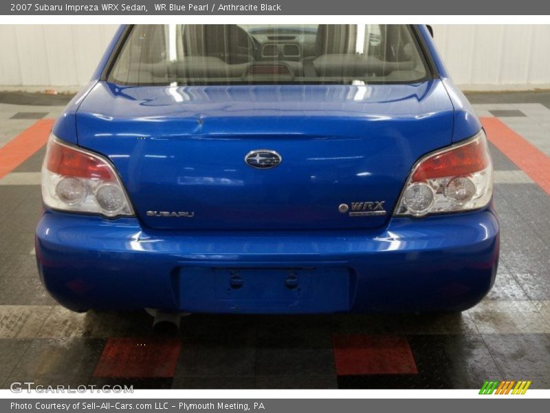 WR Blue Pearl / Anthracite Black 2007 Subaru Impreza WRX Sedan
