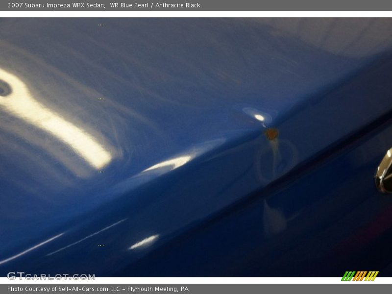 WR Blue Pearl / Anthracite Black 2007 Subaru Impreza WRX Sedan