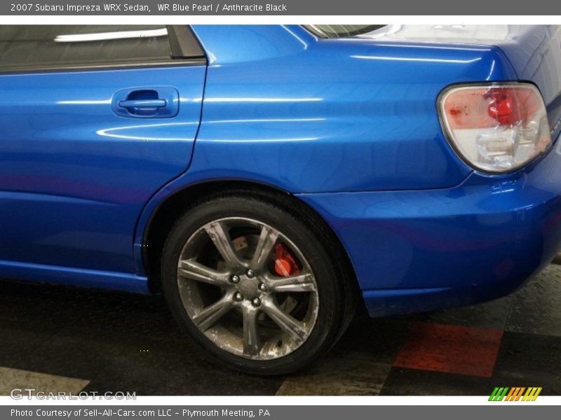 WR Blue Pearl / Anthracite Black 2007 Subaru Impreza WRX Sedan