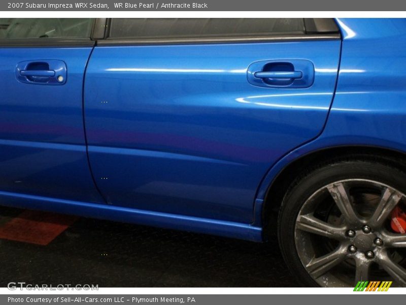 WR Blue Pearl / Anthracite Black 2007 Subaru Impreza WRX Sedan
