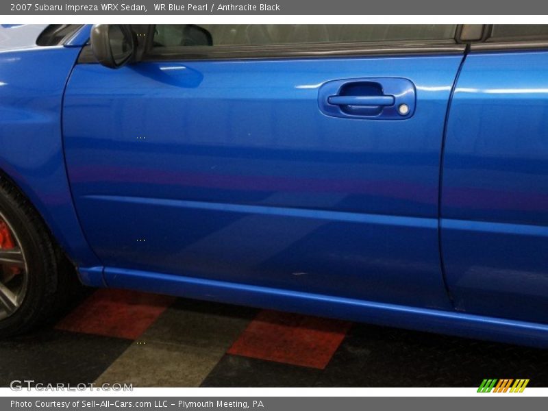 WR Blue Pearl / Anthracite Black 2007 Subaru Impreza WRX Sedan