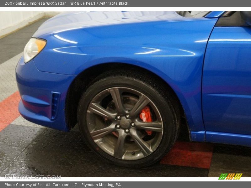 WR Blue Pearl / Anthracite Black 2007 Subaru Impreza WRX Sedan