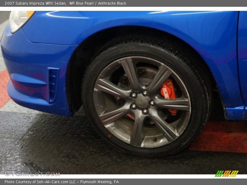 WR Blue Pearl / Anthracite Black 2007 Subaru Impreza WRX Sedan