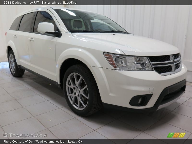 Bianco White / Black/Red 2011 Dodge Journey R/T