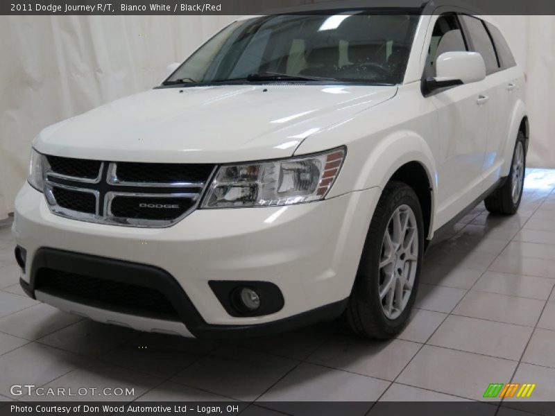 Bianco White / Black/Red 2011 Dodge Journey R/T