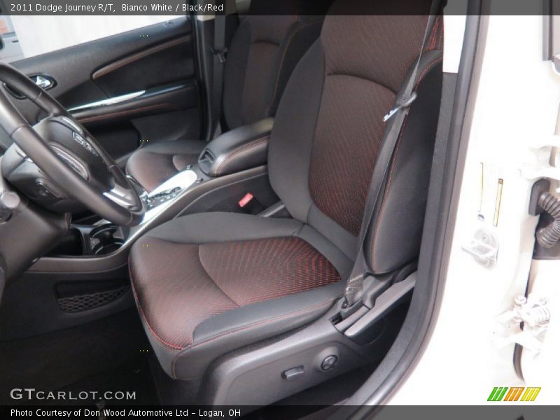Bianco White / Black/Red 2011 Dodge Journey R/T