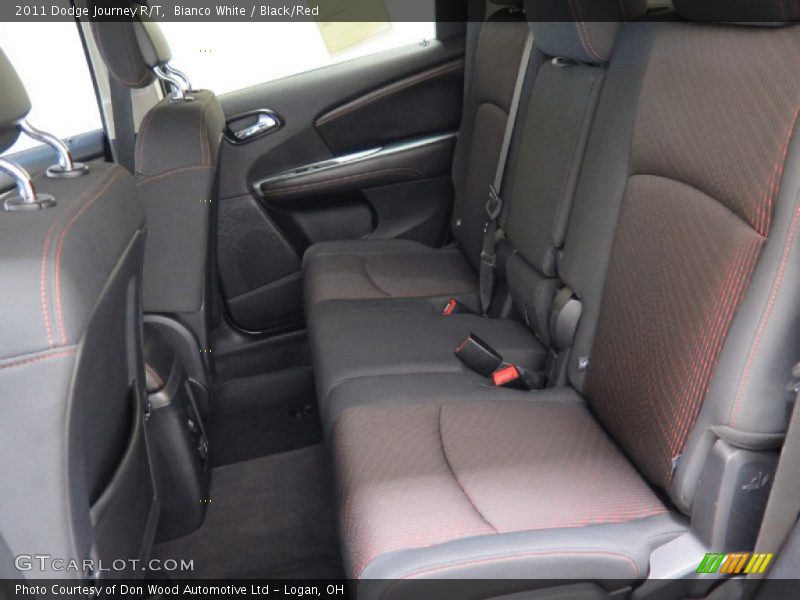 Bianco White / Black/Red 2011 Dodge Journey R/T