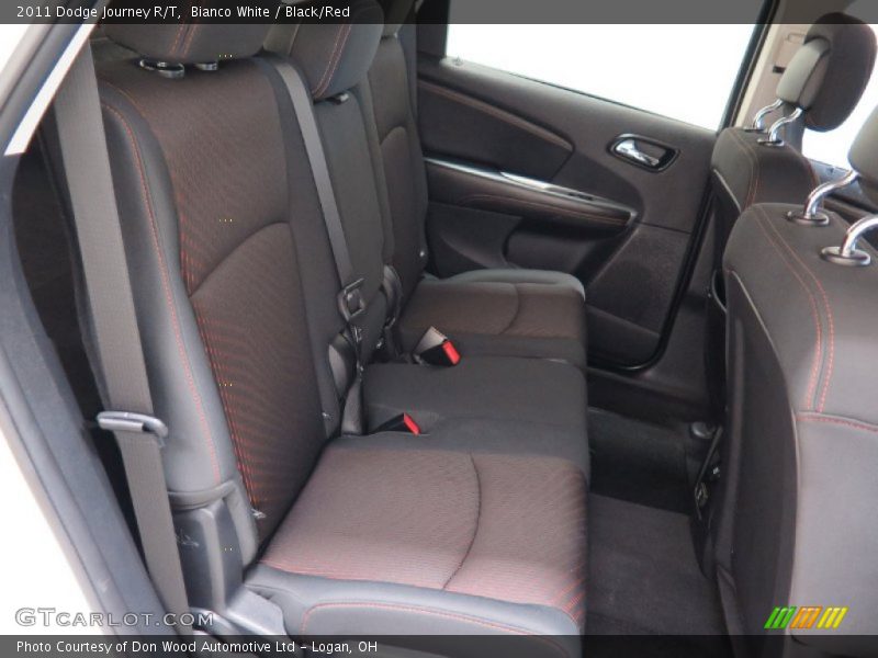 Bianco White / Black/Red 2011 Dodge Journey R/T
