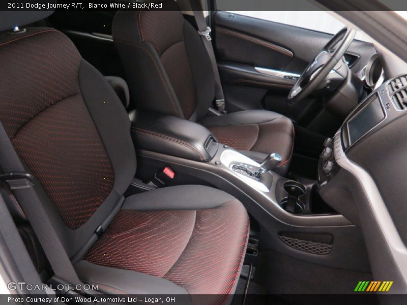 Bianco White / Black/Red 2011 Dodge Journey R/T