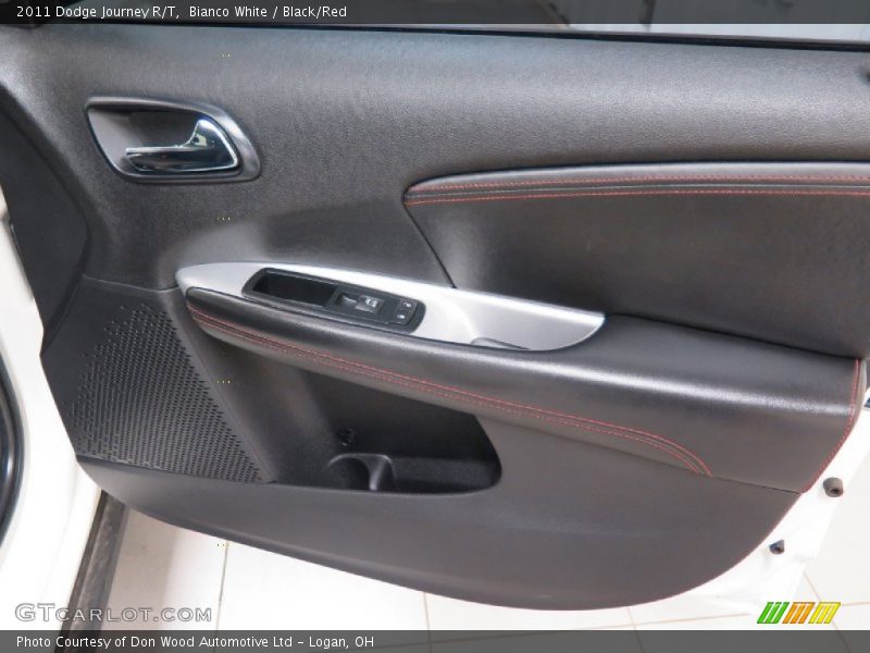 Bianco White / Black/Red 2011 Dodge Journey R/T