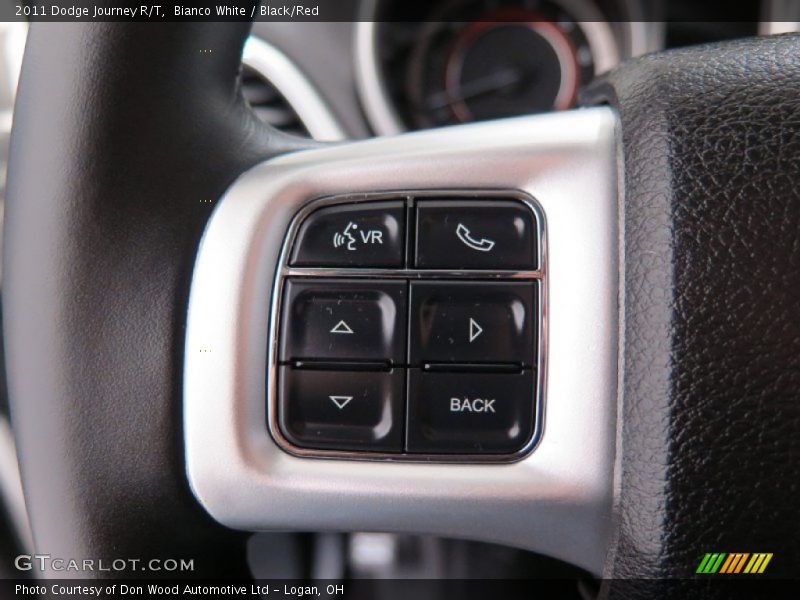 Bianco White / Black/Red 2011 Dodge Journey R/T
