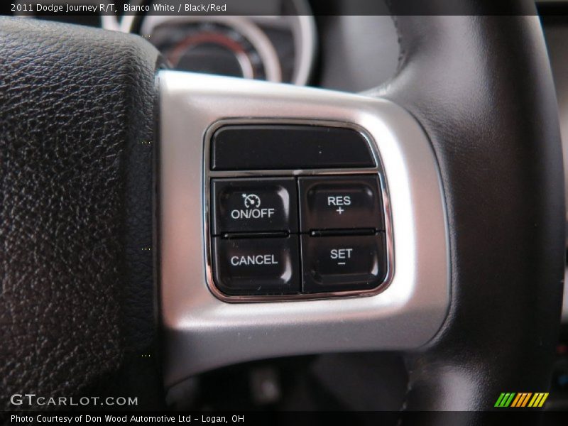 Bianco White / Black/Red 2011 Dodge Journey R/T