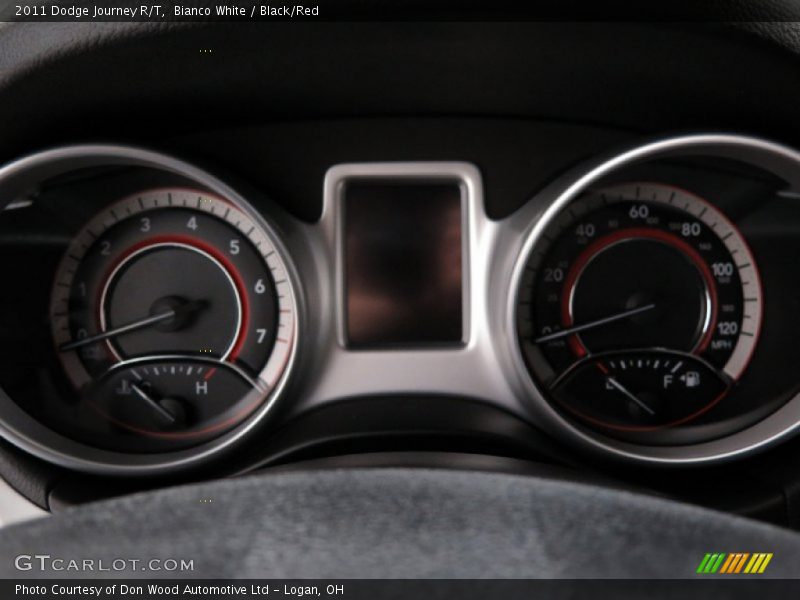 Bianco White / Black/Red 2011 Dodge Journey R/T
