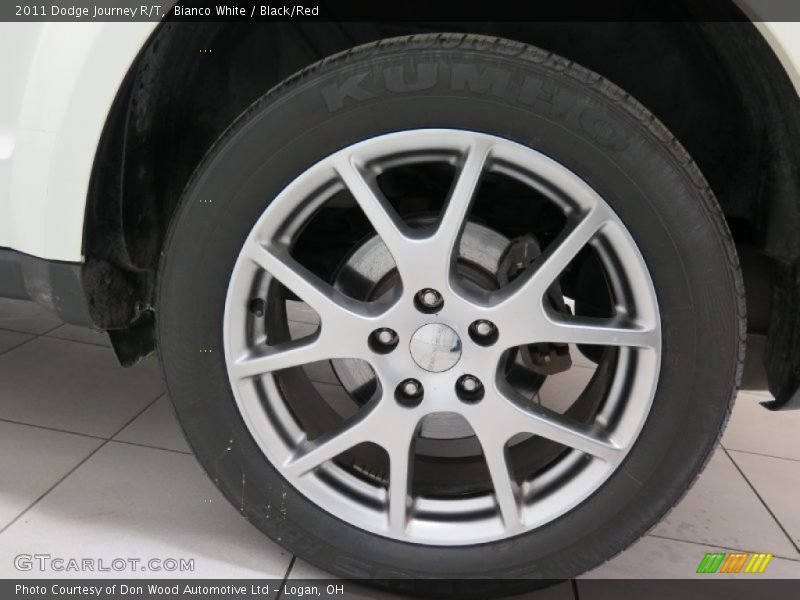 Bianco White / Black/Red 2011 Dodge Journey R/T