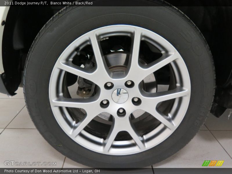 Bianco White / Black/Red 2011 Dodge Journey R/T