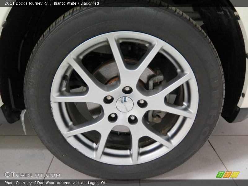 Bianco White / Black/Red 2011 Dodge Journey R/T