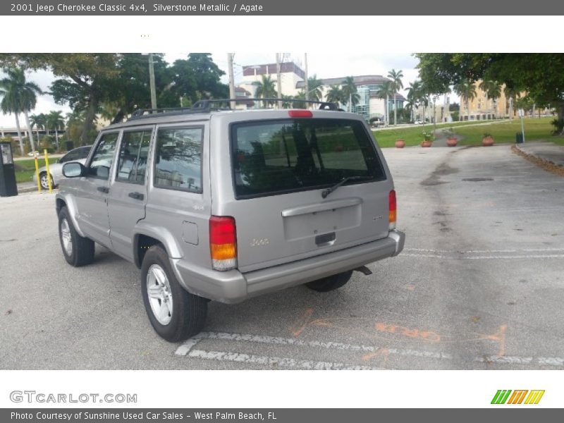 Silverstone Metallic / Agate 2001 Jeep Cherokee Classic 4x4