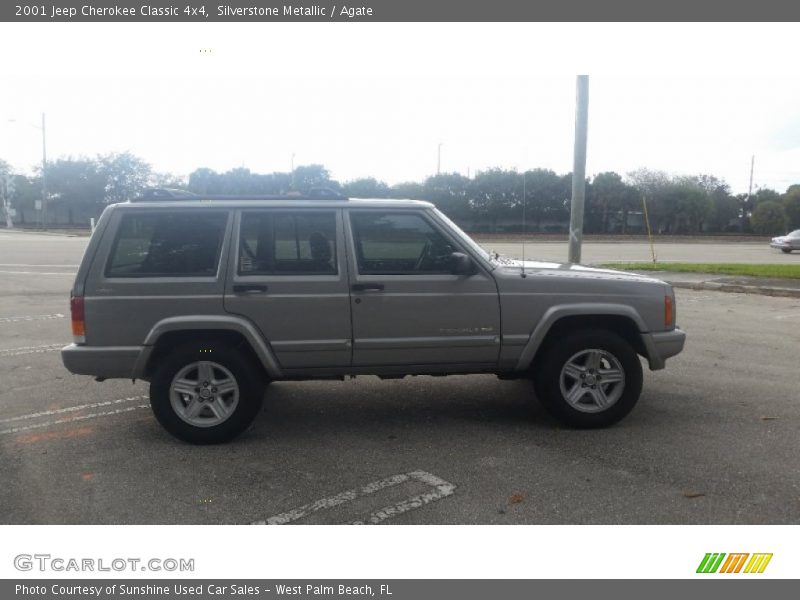 Silverstone Metallic / Agate 2001 Jeep Cherokee Classic 4x4