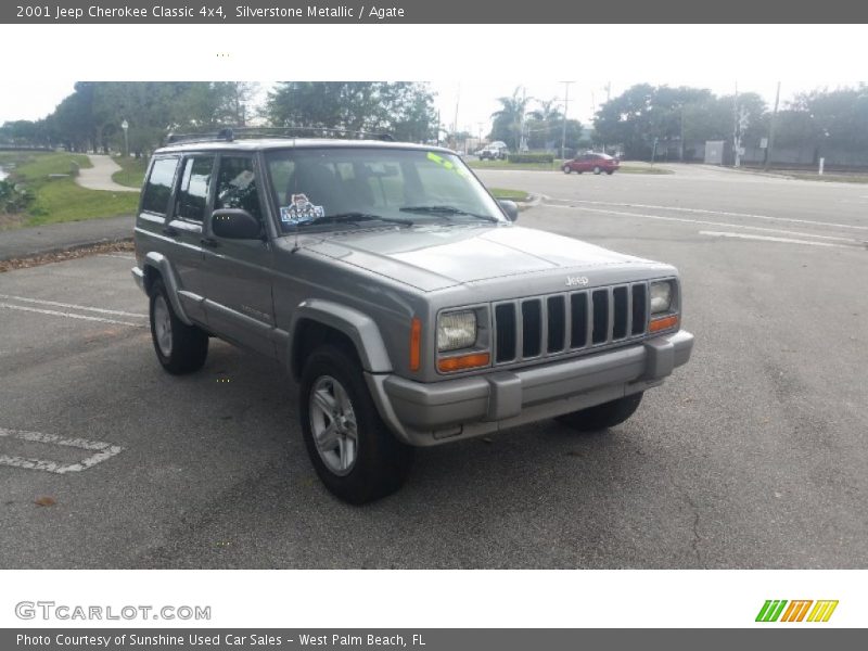 Silverstone Metallic / Agate 2001 Jeep Cherokee Classic 4x4