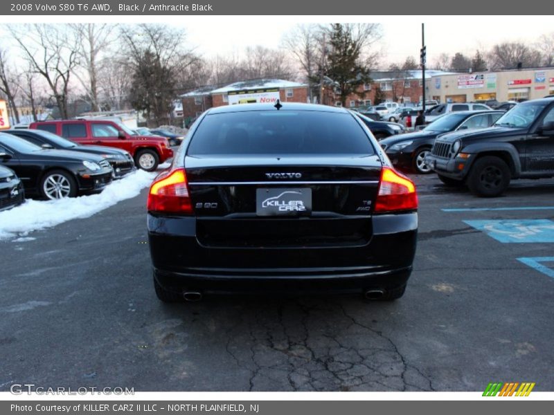 Black / Anthracite Black 2008 Volvo S80 T6 AWD