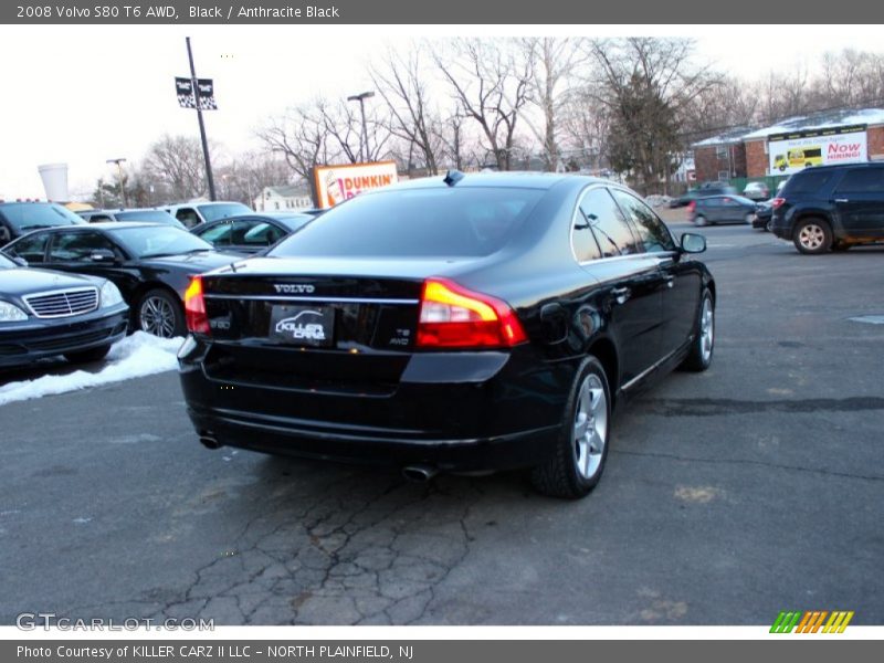 Black / Anthracite Black 2008 Volvo S80 T6 AWD