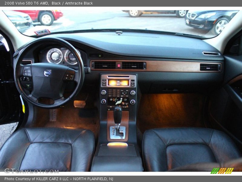 Black / Anthracite Black 2008 Volvo S80 T6 AWD