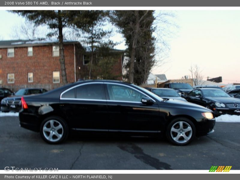 Black / Anthracite Black 2008 Volvo S80 T6 AWD