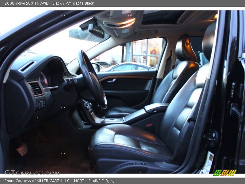 Black / Anthracite Black 2008 Volvo S80 T6 AWD
