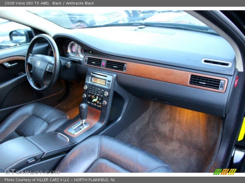 Black / Anthracite Black 2008 Volvo S80 T6 AWD