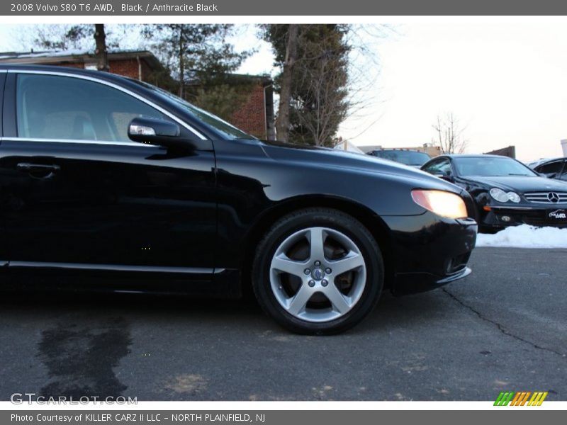 Black / Anthracite Black 2008 Volvo S80 T6 AWD