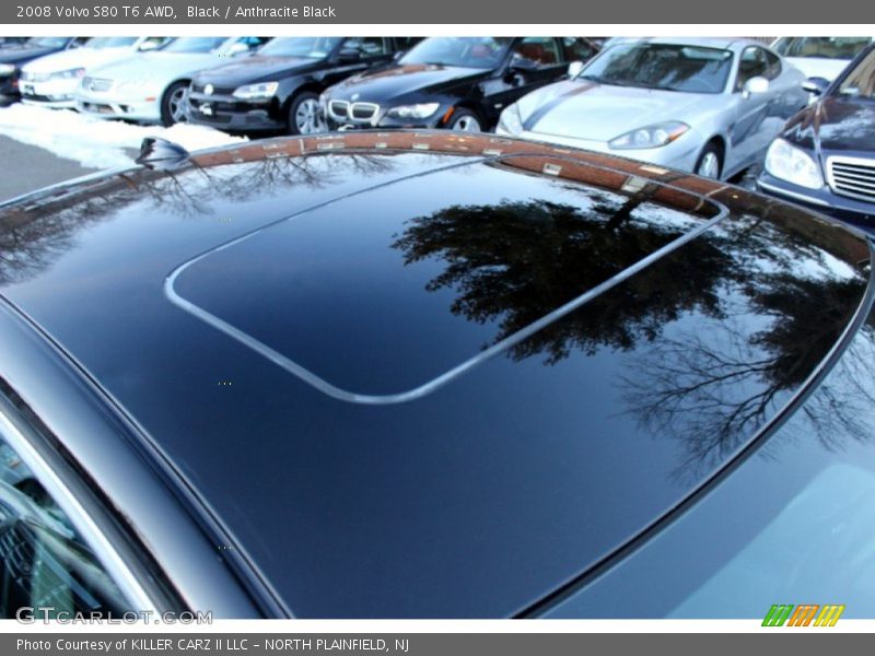 Black / Anthracite Black 2008 Volvo S80 T6 AWD