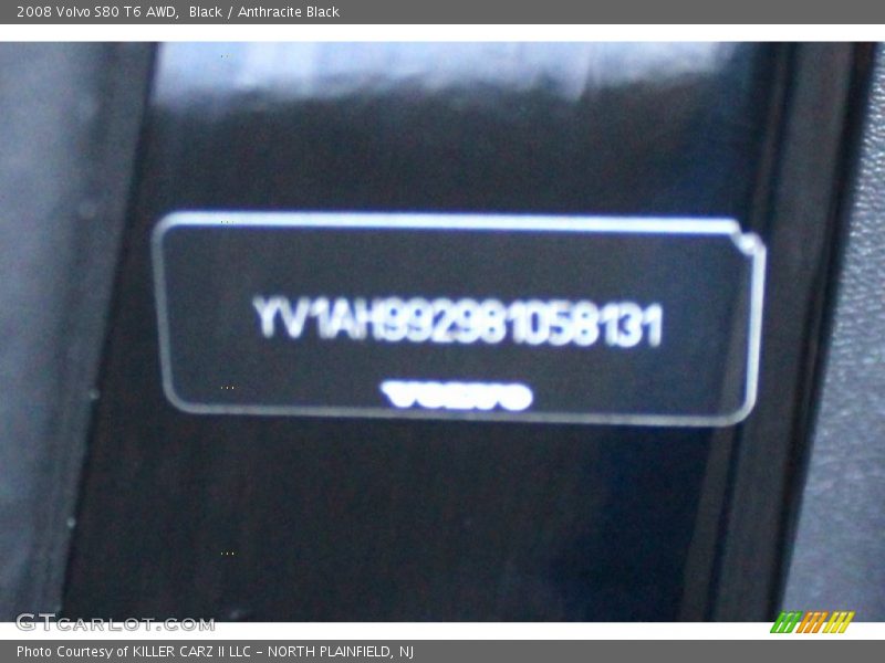 Black / Anthracite Black 2008 Volvo S80 T6 AWD