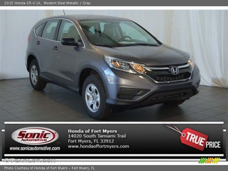 Modern Steel Metallic / Gray 2015 Honda CR-V LX