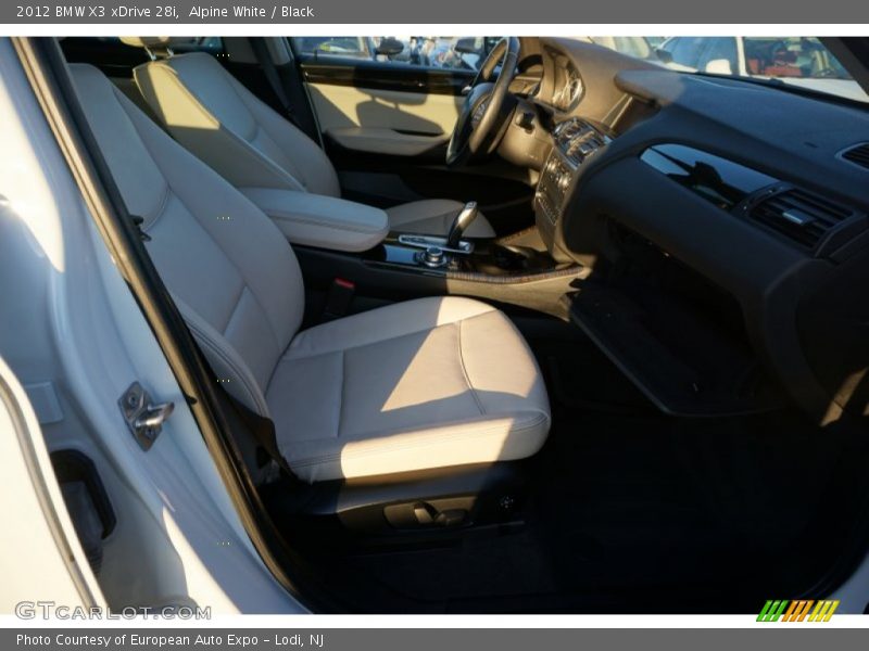 Alpine White / Black 2012 BMW X3 xDrive 28i