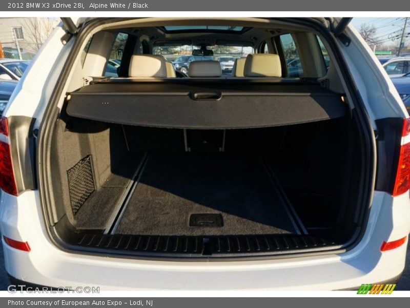 Alpine White / Black 2012 BMW X3 xDrive 28i