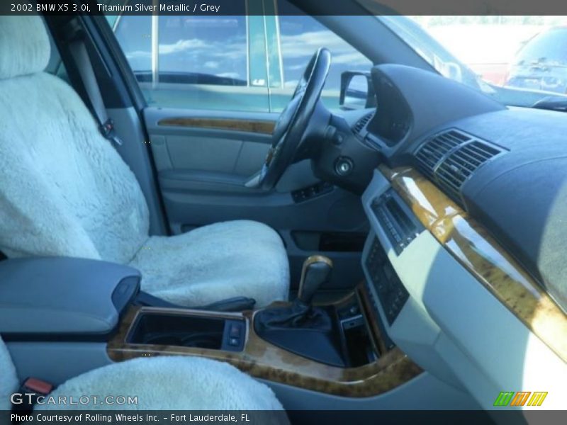 Titanium Silver Metallic / Grey 2002 BMW X5 3.0i