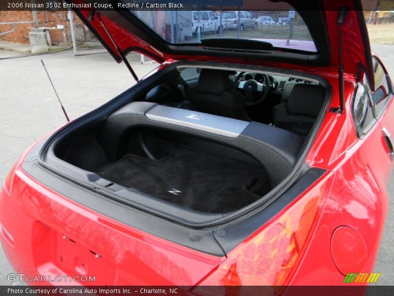Redline / Carbon Black 2006 Nissan 350Z Enthusiast Coupe