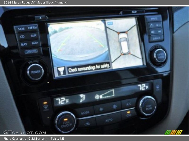 Super Black / Almond 2014 Nissan Rogue SV