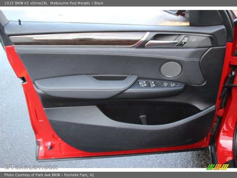 Melbourne Red Metallic / Black 2015 BMW X3 xDrive28i
