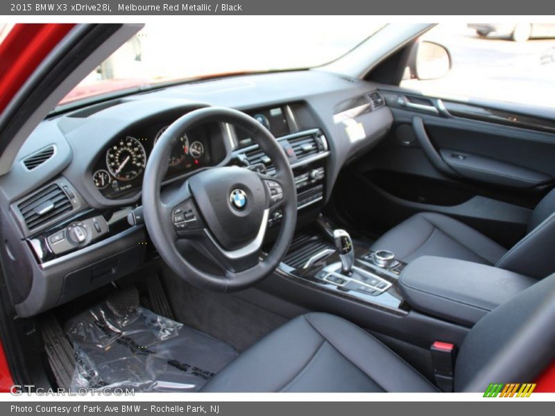 Melbourne Red Metallic / Black 2015 BMW X3 xDrive28i