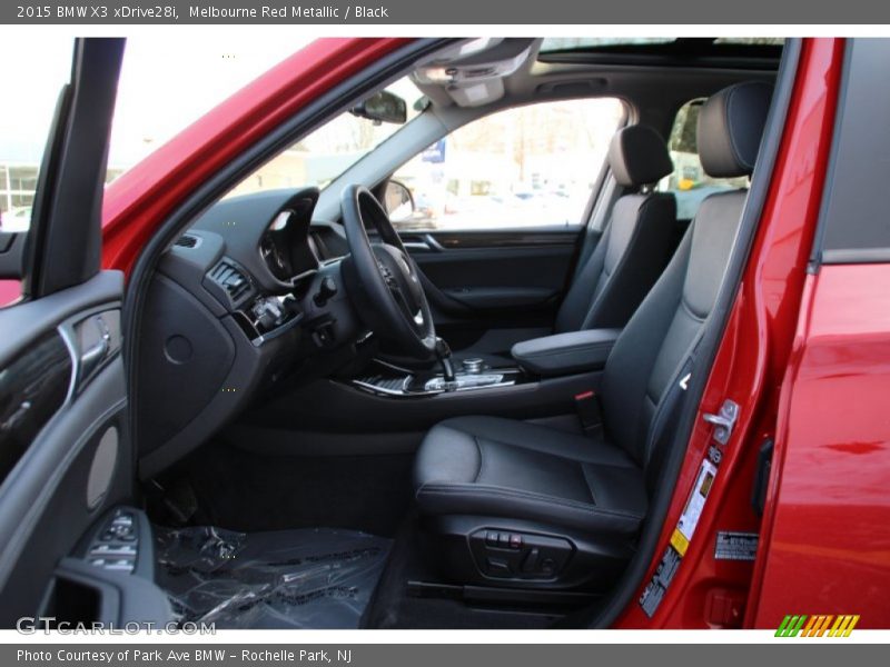 Melbourne Red Metallic / Black 2015 BMW X3 xDrive28i