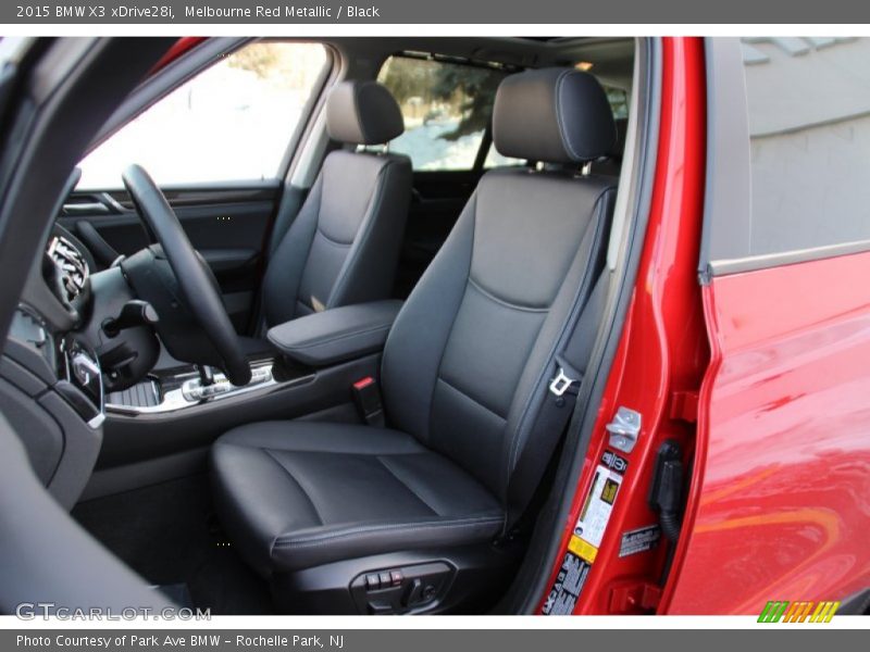Melbourne Red Metallic / Black 2015 BMW X3 xDrive28i