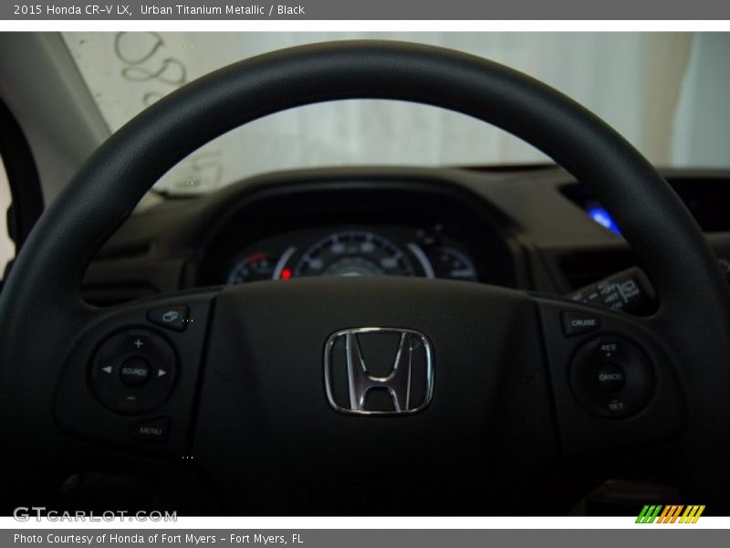 Urban Titanium Metallic / Black 2015 Honda CR-V LX