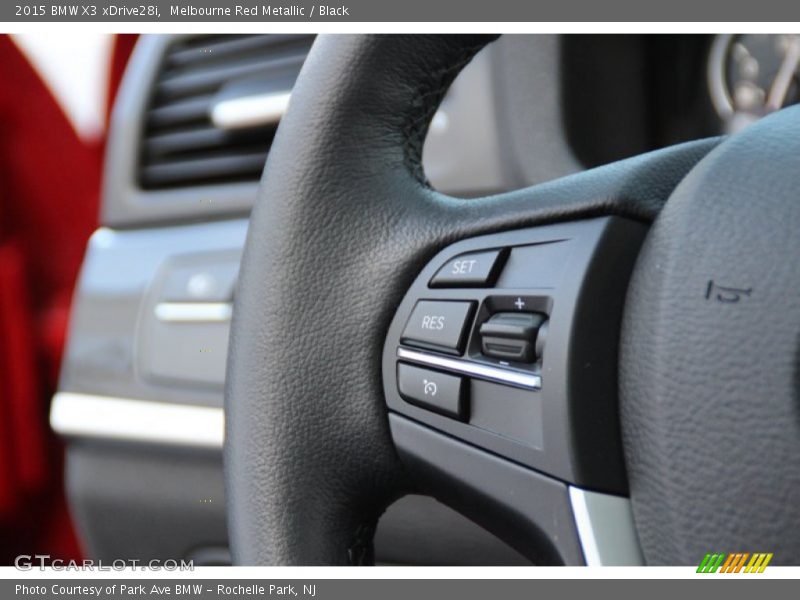 Melbourne Red Metallic / Black 2015 BMW X3 xDrive28i