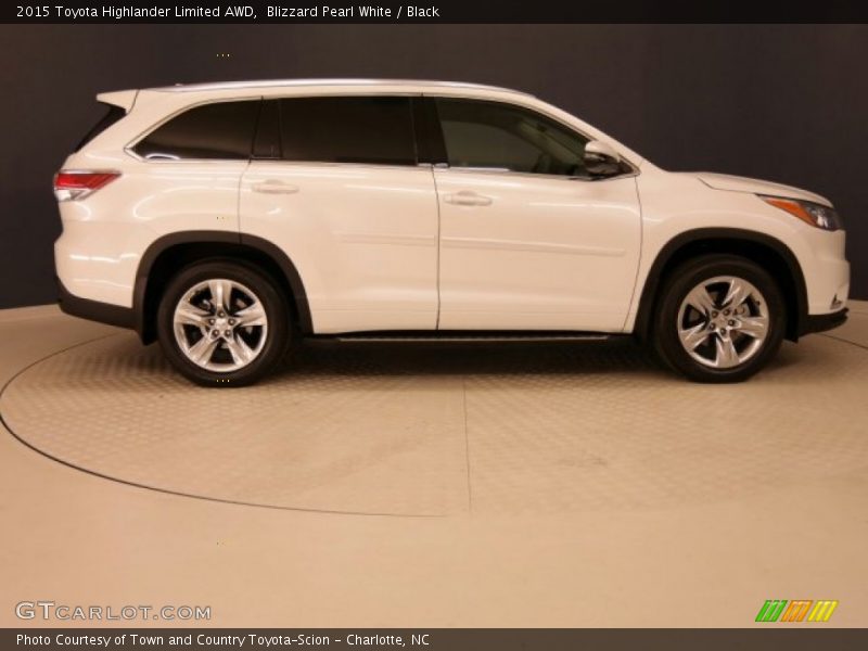 Blizzard Pearl White / Black 2015 Toyota Highlander Limited AWD